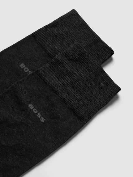 BOSS Socken aus Baumwoll-Mix im 2er-Pack Anthrazit 2