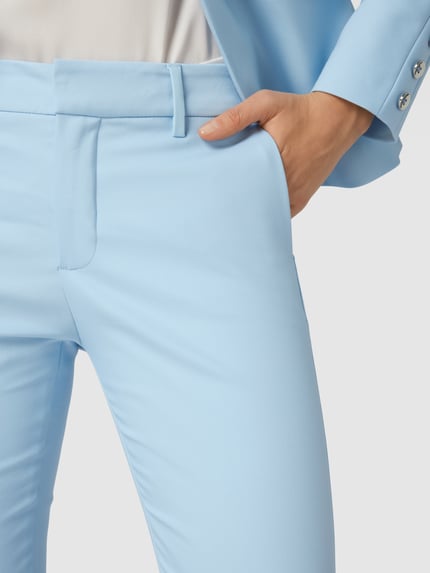 MOS MOSH Stoffhose in unifarbenem Design Modell 'Abbey Night' Hellblau 3