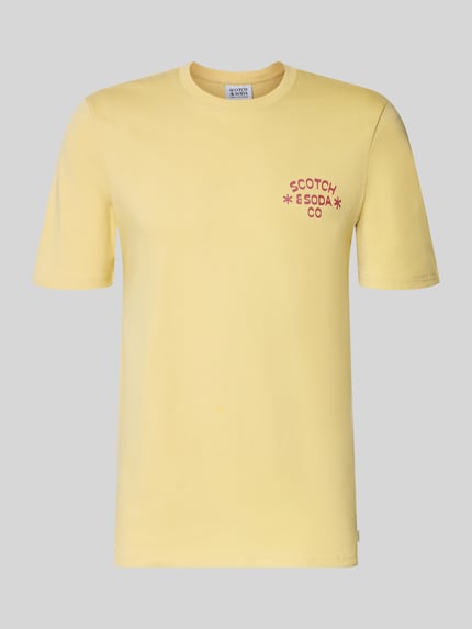 T-Shirt mit Rundhalsausschnitt Shop The Look MANNEQUINE