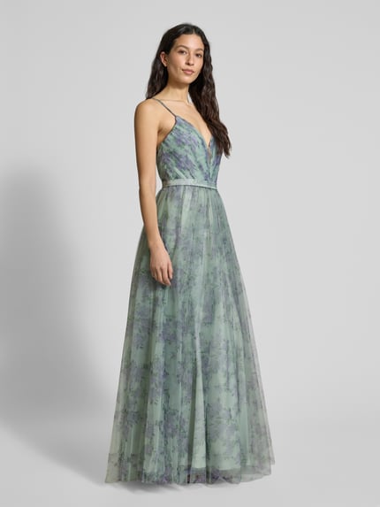 Hey Kyla Abendkleid mit tiefem V-Ausschnitt Mint 1