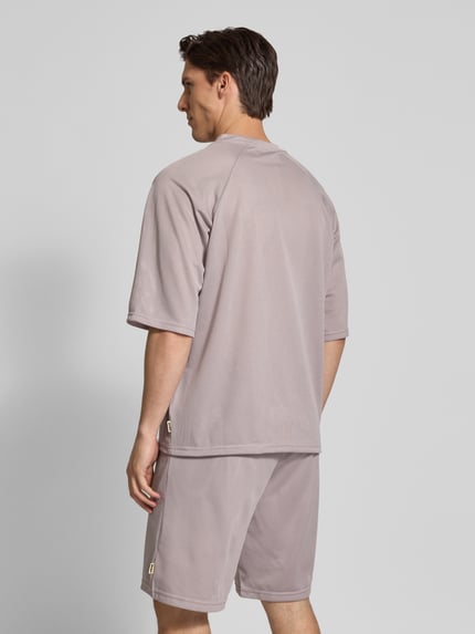 WOODBIRD T-Shirt im semitransparenten Design Modell 'Blake' Flieder 5