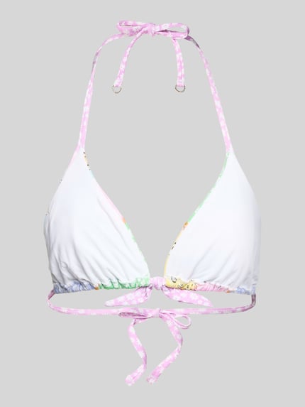 Banana Moon Bikini-Oberteil mit Knotendetail Modell 'YELO SUNBACK' Hellblau 3