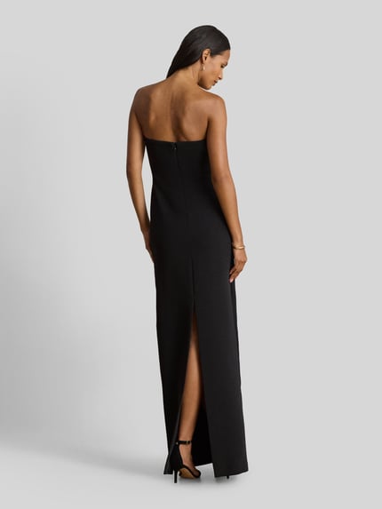 Lauren Ralph Lauren Figurbetontes Abendkleid mit hohem Beinschlitz Black 5