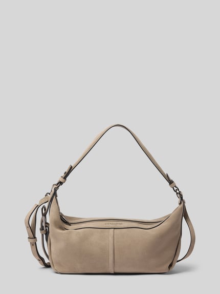 LIEBESKIND BERLIN Hobo Bag aus Leder Modell 'PARIS II' Hellgrau 2