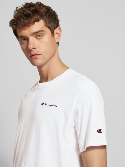Champion T-shirt met labelprint Wit - 3
