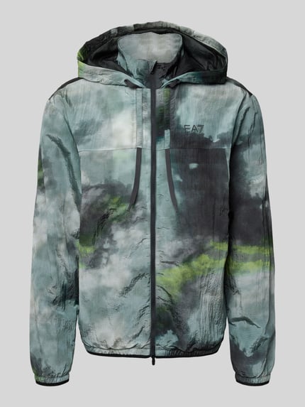 EA7 Emporio Armani Trainingsjacke mit Kapuze Black 2