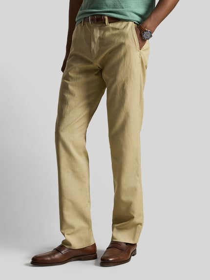 Polo Ralph Lauren Chino aus Leinen-Baumwoll-Mix Beige 4