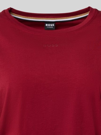 BOSS Regular Fit Pyjama-Oberteil aus Baumwoll-Mix  Rot 3