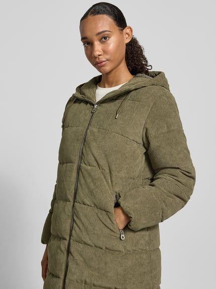 ONLY Steppmantel mit Kapuze Modell 'ONLDOLLY' Khaki 3