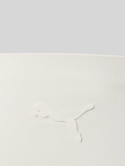 Produktfoto, Slip im 2er-Pack mit Logo und elastischem Bund von PUMA, Damen Slip, strukturierte weiße Oberfläche, dezentes Markenlogo, Material-Mix mit Stretch-Anteil, körpernahe Passform