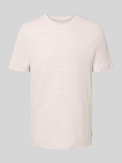 s.Oliver RED LABEL T-shirt o kroju regular fit z mieszanki bawełny Piaskowy 2