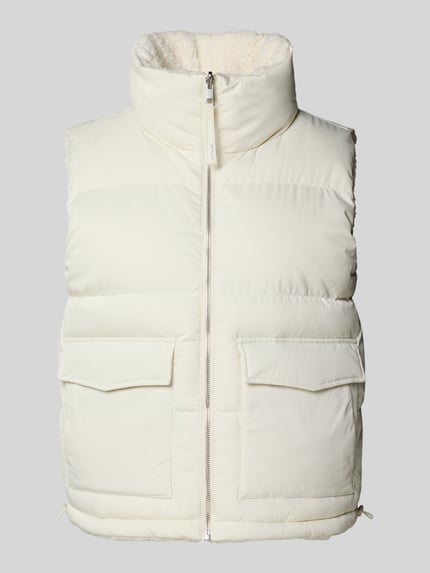 OPUS Steppweste mit Stehkragen Modell 'Wendara' Offwhite 2