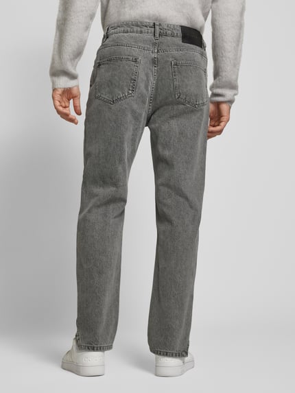 2Y Studios Straight leg jeans in 5-pocketmodel, model 'AMARU' Donkergrijs - 5