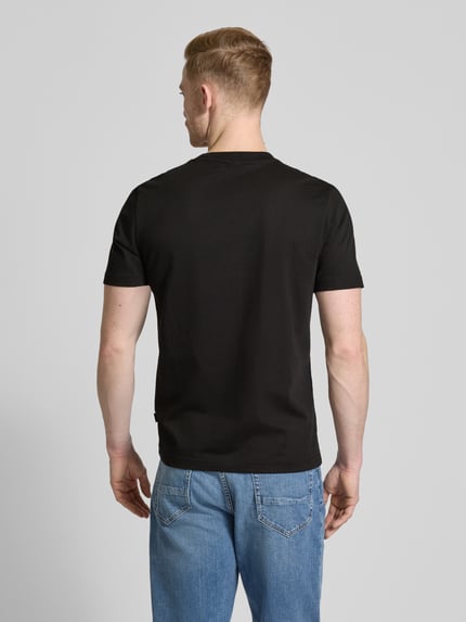 BOSS Orange T-shirt z nadrukiem z logo model ‘mextour’ Czarny 5