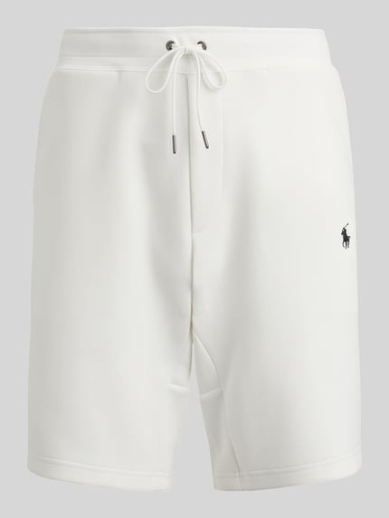 Polo Ralph Lauren Regular Fit Sweatshorts aus Baumwoll-Mix mit Logo-Stitching Weiss 2