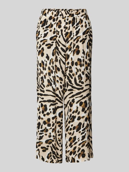 ICHI Wide leg culotte in kreuklook, model 'MARRAKECH' Beige - 2
