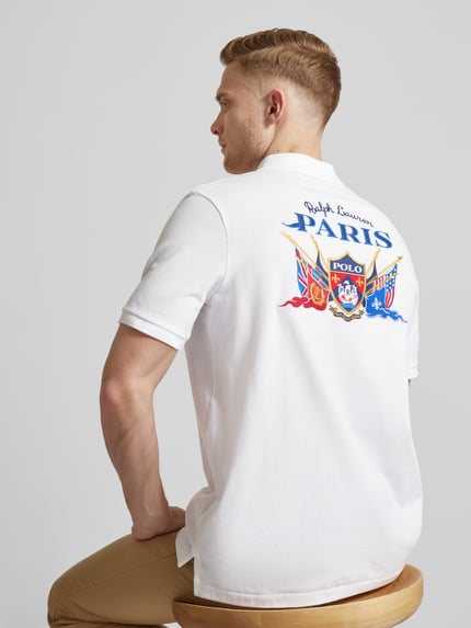 Polo Ralph Lauren Poloshirt mit Logo-Stitching Offwhite 3