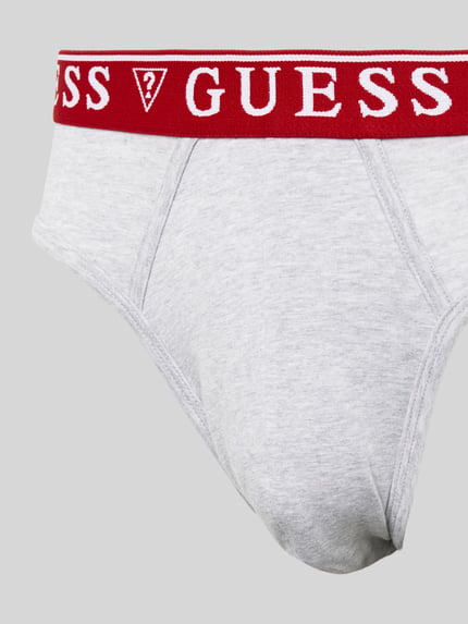 GUESS Slip mit elastischem Logo-Bund Modell 'BRIAN' Orange 2