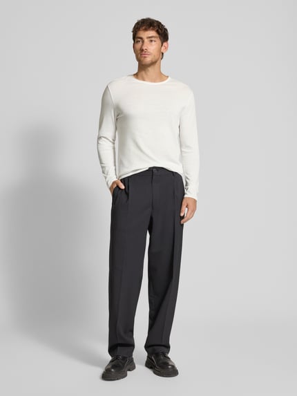 Strellson Regular Fit Pullover aus Baumwoll-Mix 'PROSPECT' Offwhite 1