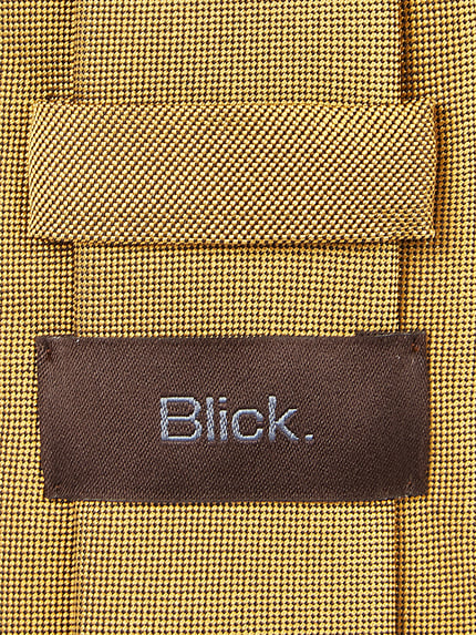 Blick Stropdas van puur zijde Geel - 2