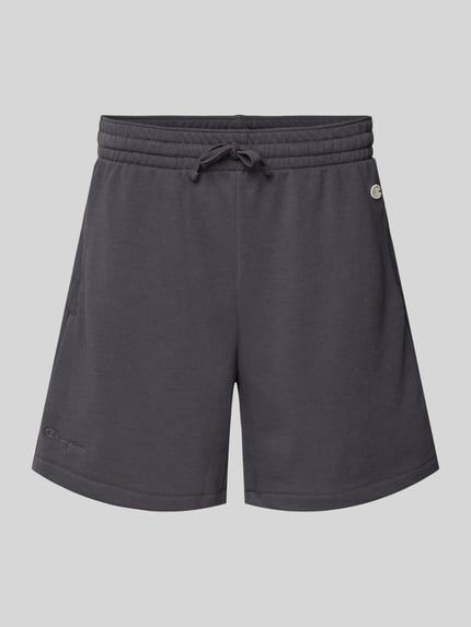 Champion Relaxed Fit Sweatshorts mit Logo-Badge Modell '' Anthrazit 2