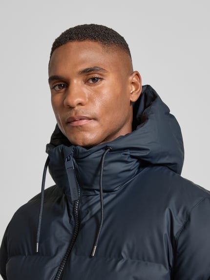 Rains Steppjacke mit Zweiwege-Reißverschluss Marine 3