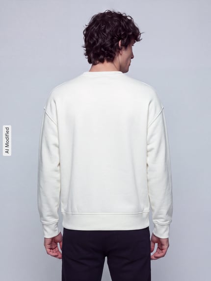 Polo Ralph Lauren Sweatshirt mit Logo-Print Offwhite 5