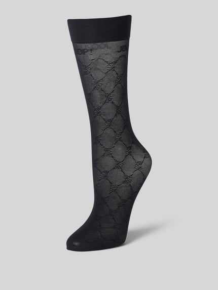 JOOP! COLLECTION Socken mit Logo-Stitching Modell 'Iconic' Black 1