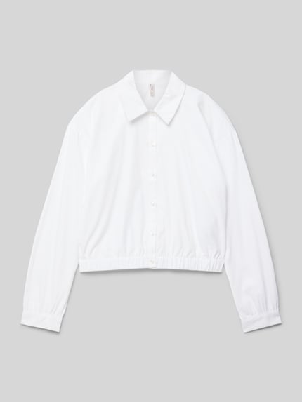 ONLY Comfort fit blouseshirt van katoenmix, model 'OREGON' Wit - 1