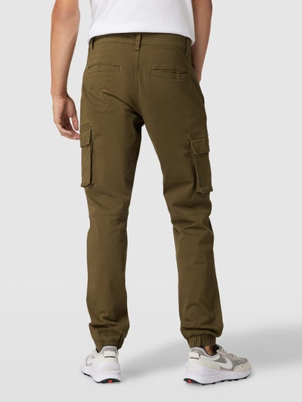 ONLY & SONS Cargobroek met elastische pijpboorden, model 'CANS STAGE' Kaki - 5