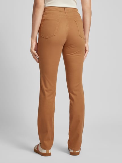 Brax Regular fit broek in 5-pocketmodel, model 'Style.Mary' Cognac - 5