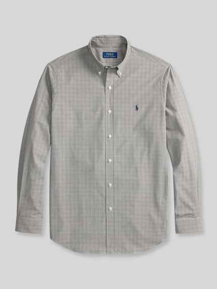 Polo Ralph Lauren Custom Fit Freizeithemd aus Baumwoll-Mix Hellbraun 2
