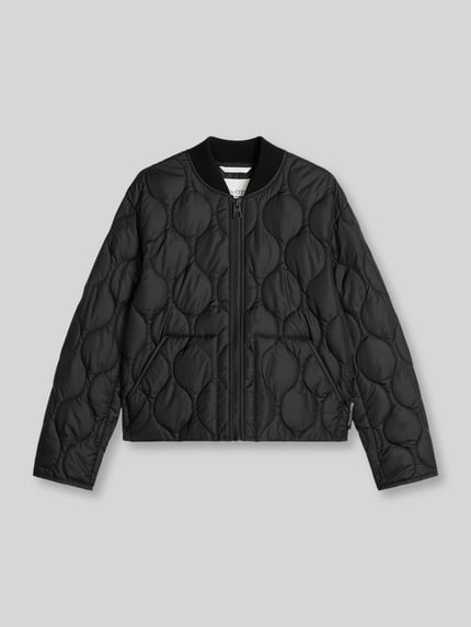 Marc O'Polo Relaxed Fit Steppjacke mit gesteppter Struktur Black 2