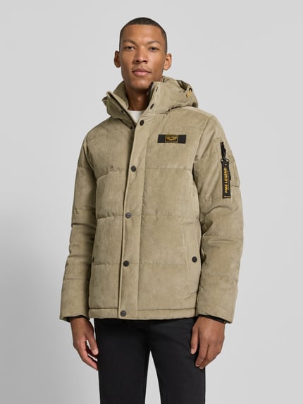 PME Legend Regular Fit Jacke mit Label-Patch Modell 'GOBBLER' Sand 4