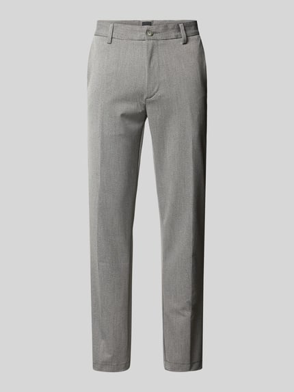 BOSS Regular Fit Chino aus mit Viskose-Anteil Modell 'KANE1' Hellgrau 2