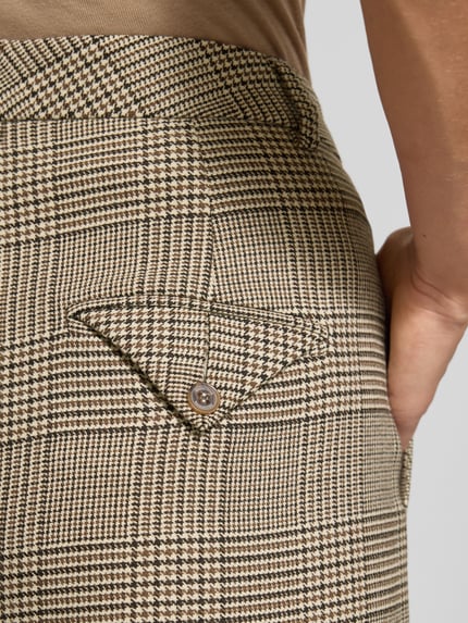 SEDUCTIVE Broek met persplooien, model 'SHILOH' Beige - 3