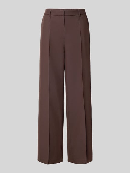 Spodnie garniturowe w kroju regular fit z domieszką wiskozy Shop The Look MANNEQUINE