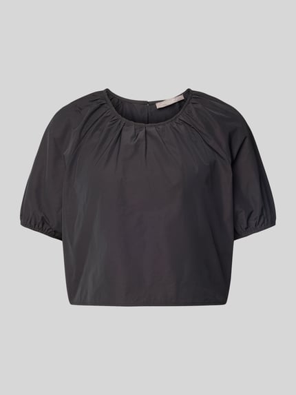 Christian Berg Woman Selection Relaxed fit blouse met ronde hals Zwart - 2