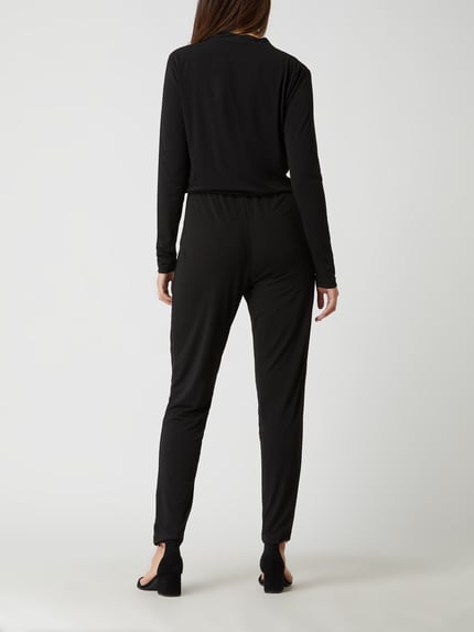 ICHI Jumpsuit in Wickel-Optik Modell 'Lima' Black 4