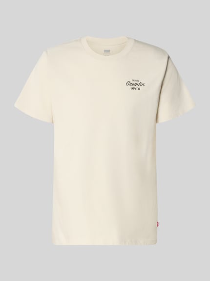 Levi's® relaxed fit T-shirt van puur katoen Ecru - 2