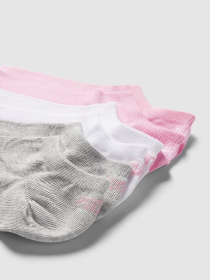 PUMA Sneakersocken in unifarbenem Design im 6er-Pack Rosa 2