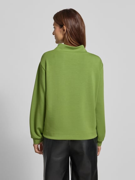 monari Sweatshirt met structuurmotief Lichtgroen - 5