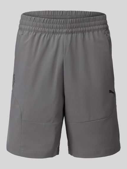 PUMA Performance Regular Fit Sportshorts mit Label-Print Anthrazit 2