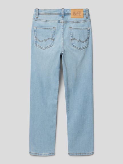 JACK & JONES Regular fit jeans met labelpatch, model 'CLARK' Lichtblauw - 3