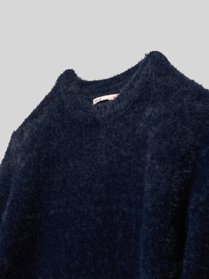 ONLY Regular fit pullover met extra brede schouders, model 'NEWPIUMO' Marineblauw - 2