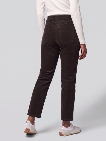 MAC Regular Fit Cordhose mit Label-Patch Modell 'Bobbie' Graphit 5