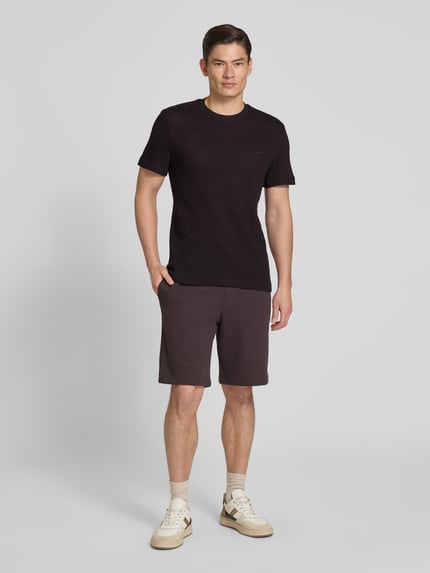 Lacoste Regular Fit T-Shirt aus reiner Baumwolle  Schoko 1