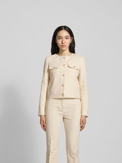 Kenzo Jack met knoopsluiting Ecru - 4