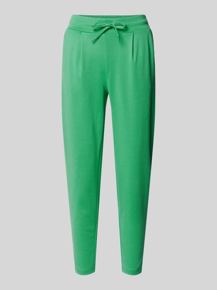 ICHI Slim Fit Stoffhose mit Viskose-Anteil Modell 'Kate' Gruen 2