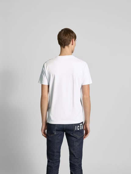 Dsquared2 T-Shirt mit Label-Detail Weiss 5